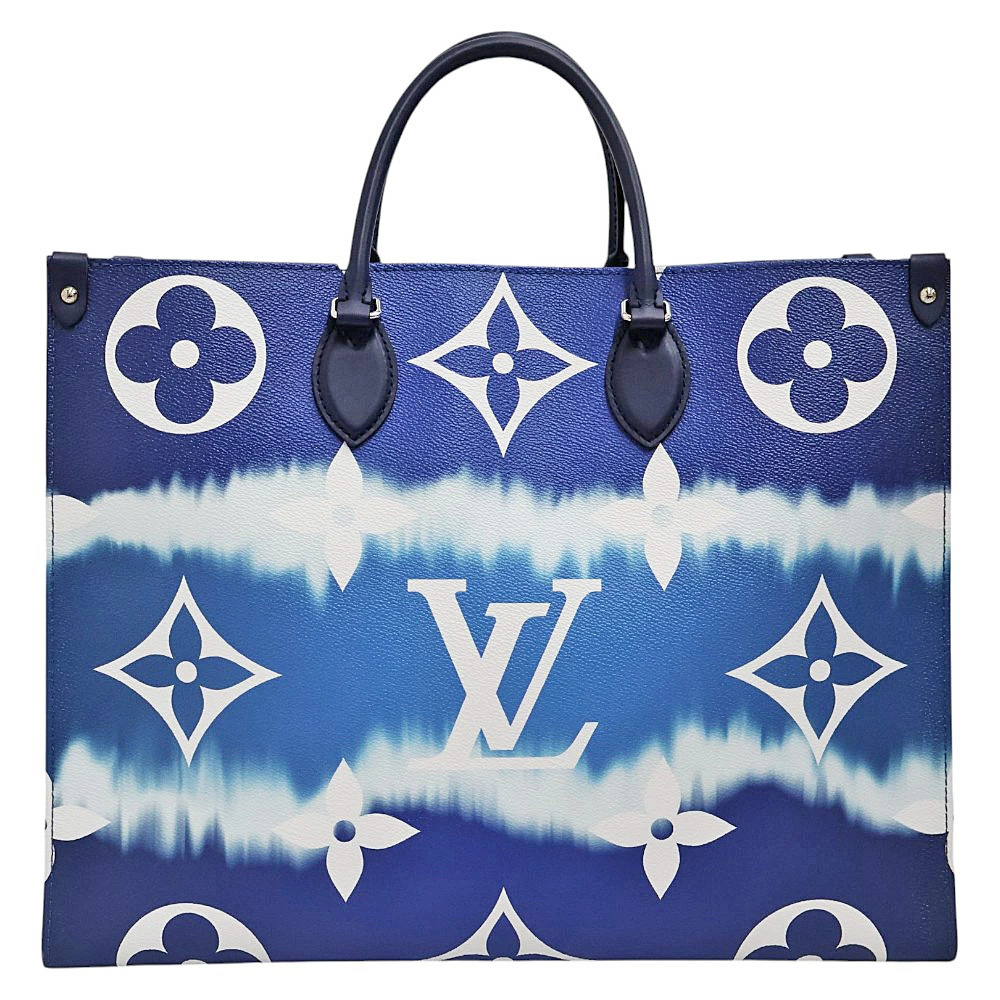Louis Vuitton On The Go Leather Blue
